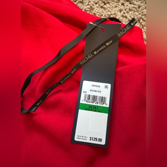 RACHEL Rachel Roy Vibrant Red Jumpsuit | New with Tags - Picture 4 of 12